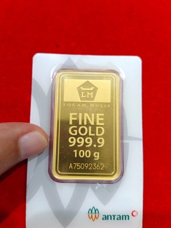 Logam Mulia Emas ANTAM - 100 Gram (CertiCard)