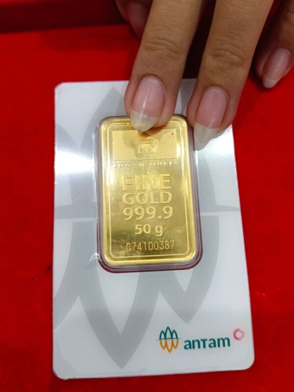 Logam Mulia Emas ANTAM - 50 Gram (CertiCard)
