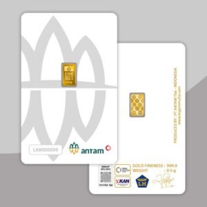 Logam Mulia Emas ANTAM - 0.5 Gram (CertiCard)